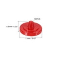 thumbnail image 2 of Uxcell Shutter Release Button Soft Shutter Release Button Copper Camera Shutter Button Concave, Red 2 Pack, 2 of 6