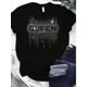 thumbnail image 2 of Summer Women's Black Diamond Hot Short Sleeve T-shirt, New European Style Round Neck Loose Slimming Body, 2 of 6