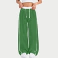 thumbnail image 5 of Girls Parachute Pants Y2K Wide Leg Cargo Sweatpants Drawstring Waist Jogger Pants with Pockets, 5 of 8