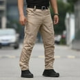 thumbnail image 3 of WXLWZYWL Men's Military Cargo Tactical Pants Ripstop Stretch Relaxed Fit Trousers Outdoor Hiking Pants with Multi Pockets, 3 of 5