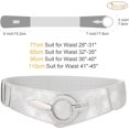 thumbnail image 6 of Women Wide Elastic Waist Belt Fashion Vintage Stretch Dress Belt Cosplay Belt, 6 of 9