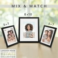 thumbnail image 5 of Langdon House 8x10 Black Picture Frame W/ Mat, 1 PK, Estate Tabletop Picture Frames, 5 of 7