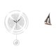 thumbnail image 5 of Reloj de pared,Reloj de pared decorativo para baño y dormitorio.,Escultura de velero,Estatua de velero Decoración de velero Barco de vela,Figura de velero modelo escultura adorno resina, 5 of 8