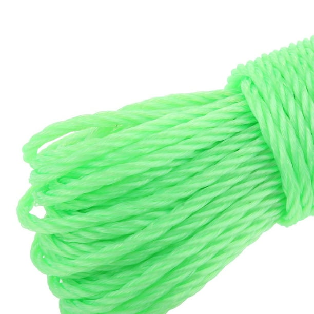 Cuerda De Nylon Para Tender Ropa | 20 Metros | Multiusos | Resistente Al Agua | Color Blanco