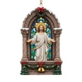 thumbnail image 2 of TNDBKQWR Christmas Nativity Party Decorations, 15cm Christmas Tree Ornaments Decorations, Small Nativity Scene Nativity Decorations(1PCS), 2 of 5