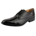 thumbnail image 1 of LIBERTYZENO Mens Handmade Leather Cap Toe Oxford Dress Shoes, 1 of 8