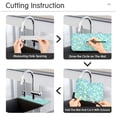 thumbnail image 5 of Yayeee Faucet Mat for Kitchen Sink 30" Diatomite Long Splash Guard Pad, Abstract Hearts Pattern, 5 of 7