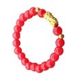 thumbnail image 3 of Beaded Bracelet Easy Match Fine Workmanship Stylish Jewelry Bracelet for Meditation Gift Red, 3 of 8