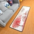 thumbnail image 3 of Dreamtimes Valentines Day Bike Hallway Runner Rug 2'x6' Kitchen Rug with Rubber Backing Love Tree Non Slip Entryway Rug Runner Washable Soft Area Rug for Hallway Bedroom Kitchen Decor, 3 of 6