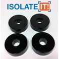 thumbnail image 1 of Isolate It: Laveuse Isolante à Vibration Sorbothane 30 Dur (0.5 Pouces ID - 1.5 Pouces OD - 0.5 Pouces Épais) - Lot de 4, 1 of 4