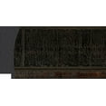 thumbnail image 4 of 3" Polystyrene Textured Vintage Picture Frame by WholesaleArtsFrames-com 19x25 1510 Series - Textured Chocolate Brown - Made In USA, 4 of 5