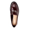 thumbnail image 3 of ALFANI Womens Maroon Chain Comfort Galilyao Round Toe Block Heel Slip On Loafers Shoes 7.5 M, 3 of 4