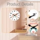 thumbnail image 4 of Reloj de pared nórdico, reloj colgante para decoración del hogar, cocina y tiempo silencioso 25 cm, 4 of 7