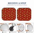 thumbnail image 6 of Bingfone Hohey Bee Golden Windshield Sun Shade 2-Piece Foldable Car Front Window Sunshade for Most Sedans SUV Truck-Small, 6 of 7
