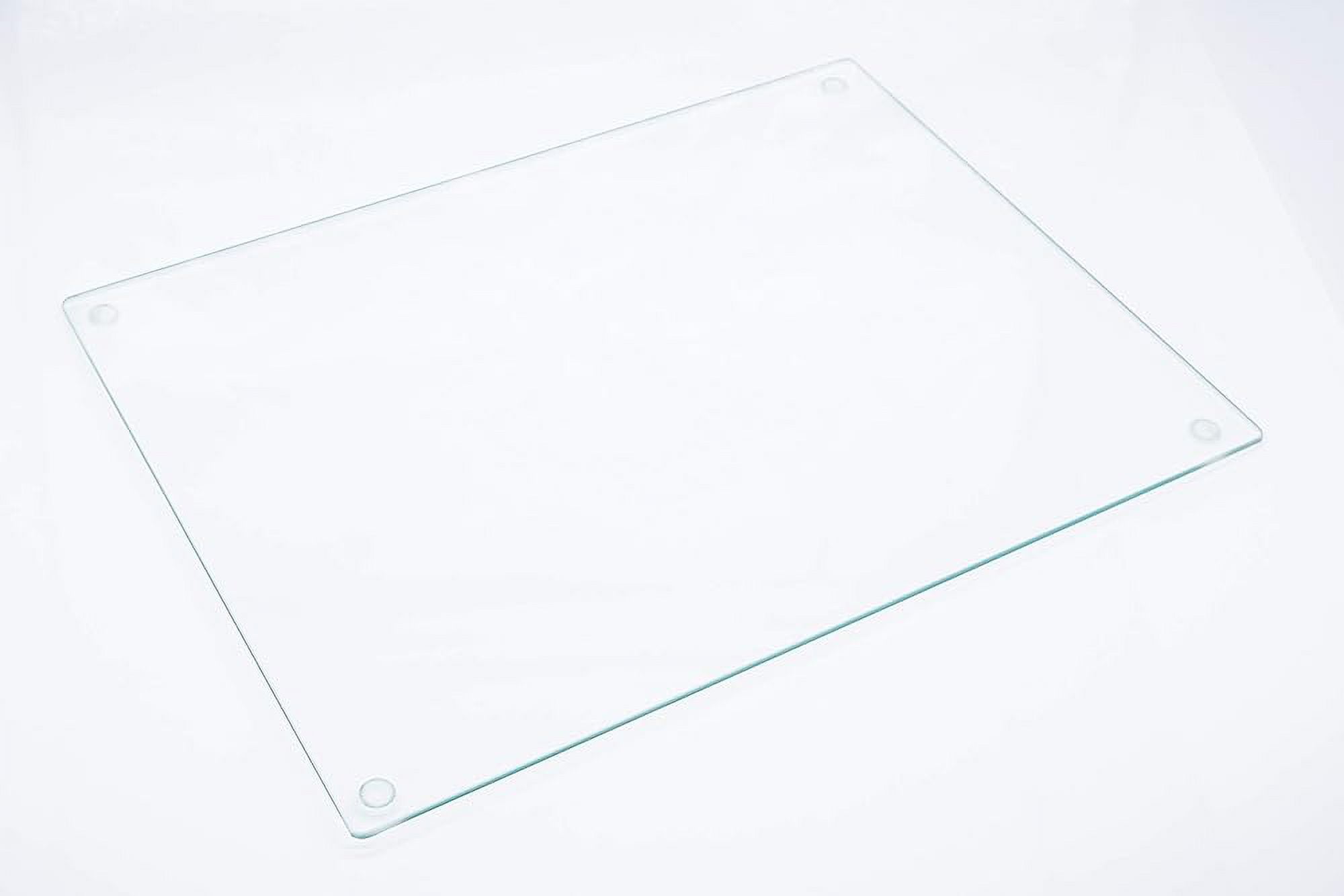 Light in The Dark Tempered Glass Cutting Board - Long Lasting Clear Glass - Scratch Resistant, Heat Resistant, Shatter Resistant, Dishwasher Safe.