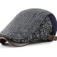 thumbnail image 3 of CoCopeaunts Newsboy Cap Retro Knitted Hat Casual Beret Newsboy Hat Winter Autumn Warm Cabbie Hats Drivers Cap for Women, 3 of 7