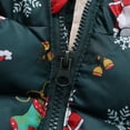 thumbnail image 6 of URMAGIC URMAGIC 2-6T Kid Boy Girl Christmas Thicken Winter Coat Hooded Puffer Jacket, 6 of 10