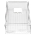 thumbnail image 1 of Fridge Containers, Pantry Containers  Transparent Pantry Storage Bin Stackable Classification Storage Drawer Type Organizing Bins, 1 of 8