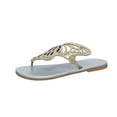 thumbnail image 2 of AXXD Silver Sandals for Women 2024 Summer Flat Beach Trendy Mothers Day, 2 of 6