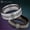 Black, variant on Celtic Lion Head Tungsten Carbide Ring
