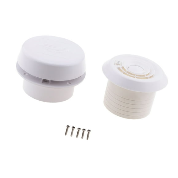 Ventilador De De Enfriamiento De Ventilación De Flujo De Ventilación De tejado De Autocaravana De 12 V, Paquete De 2, Impermeable, Blanc Yotijar Ventilador de escape de techo RV