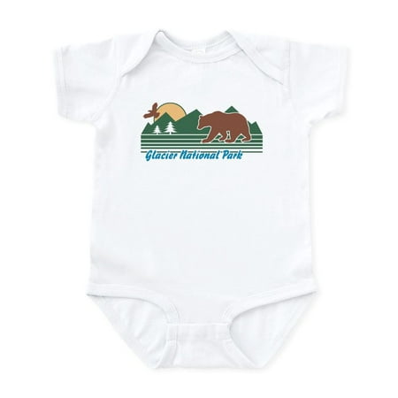 

CafePress - Glacier National Park Infant Bodysuit - Baby Light Bodysuit Size Newborn - 24 Months