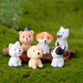 thumbnail image 3 of Cute Cartoon Dog Miniature Landscape Decoration Resin Crafts Ornament Accessory, 3 of 10