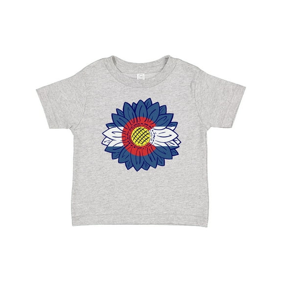 Inktastic Colorado Flag Sunflower Boys or Girls Baby T-Shirt