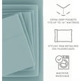 thumbnail image 2 of Breathable Hotel Style Bed Sheets | Ultra Soft Sheet Set with Deep Pocket | Lightweight, Extra Pillowcases | Easy Care, Basic Bedding, 2 of 7