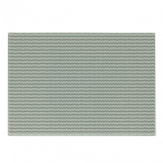 Abstract Cutting Board, Vertical and Horizontal Stripes Composed of Polka Dots or Spots, Decorative Tempered Glass Cutting and Serving Board, in 3 Sizes, by Ambesonne