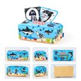 thumbnail image 2 of Paper Towel Toys Finger Exercise Soft Safe Montessori Durable Creative Simulated Baby Plush Storage Box, 2 of 17