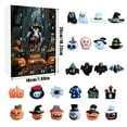 thumbnail image 4 of 3D Halloween DIY Resin Flatback Accessories Countdown Calendar Set Decorations For Phone For Hair Clip For Jewelry Making For Picture Frame (24pcs) Christmas Countdown Calendar with Candy for Kids, 4 of 4