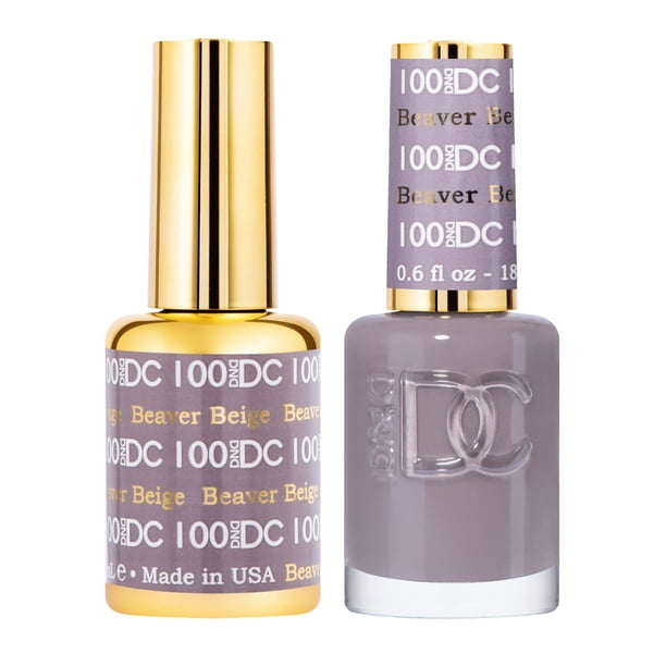 Set de esmaltes en gel DND DC Grey Collection Beaver Beige, 15 ml