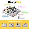 thumbnail image 4 of Giiker Smart Four - 3D Connect Strategy Board Game with AI Opponent - Durable Polycarbonate Design - Brain-Boosting Fun - Ideal for Family Game Nights and Solo Play, 4 of 6