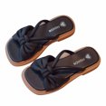 thumbnail image 6 of IROINNID Little N Big Girl's Summer Slipper Non-slip Soft Sole Cute Bowknot Beach Roman Slippers, Size 4-12Y, 6 of 6