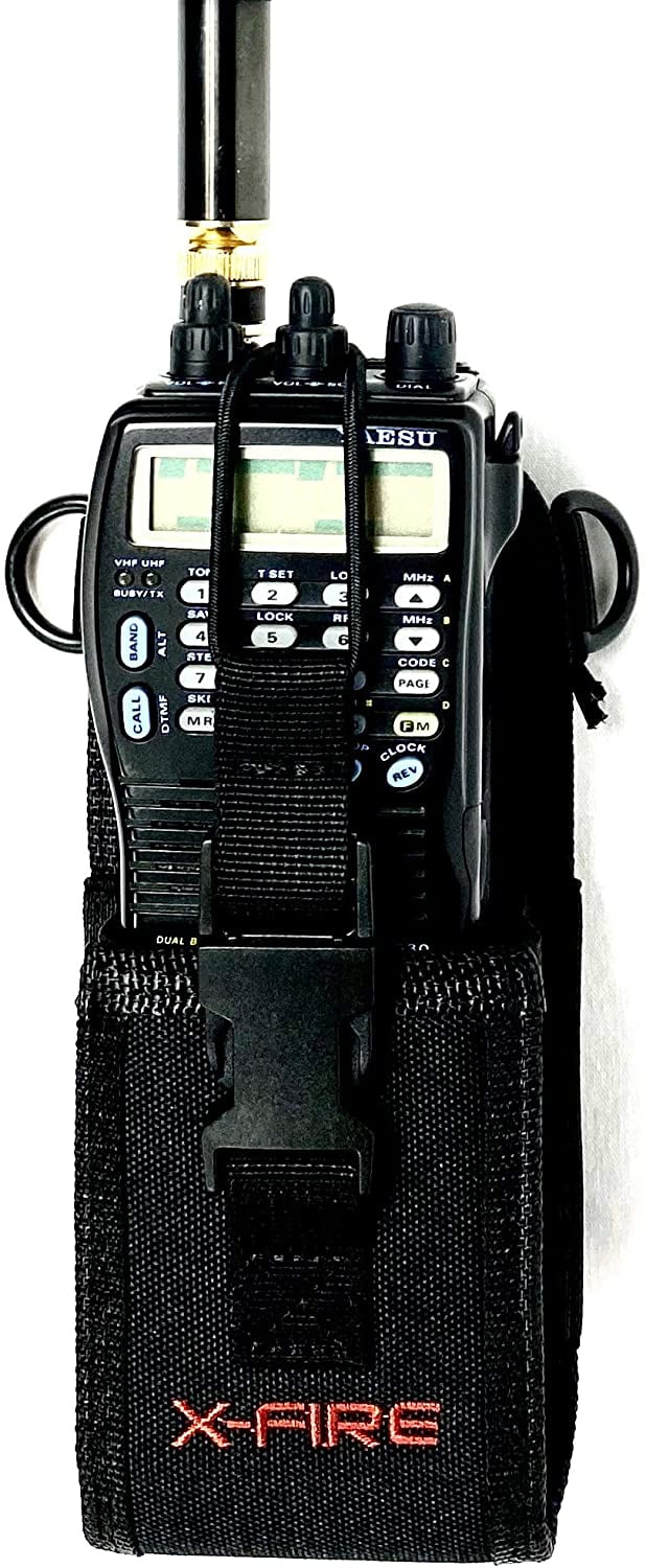 2-WAY RADIO NYLON UNIVERSAL HOLDER SECURITY OR FIREFIGHTER PERSONAL 