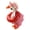 Red, variant on Summer Desk Goose Outfits Set for 7 Inch Mini Goose, Hawaiian Costume with Straw Hat, Sunglasses & Swim Ring, Cute Geese Clothes Accessories for Office Home Party Table Decor