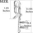 thumbnail image 6 of NOGIS 12 Pcs Hidden Channel Valance Clips, 2-1/8inch Clear Plastic Valance Clips for The Valance with a Groove in The Back (Style B), 6 of 7