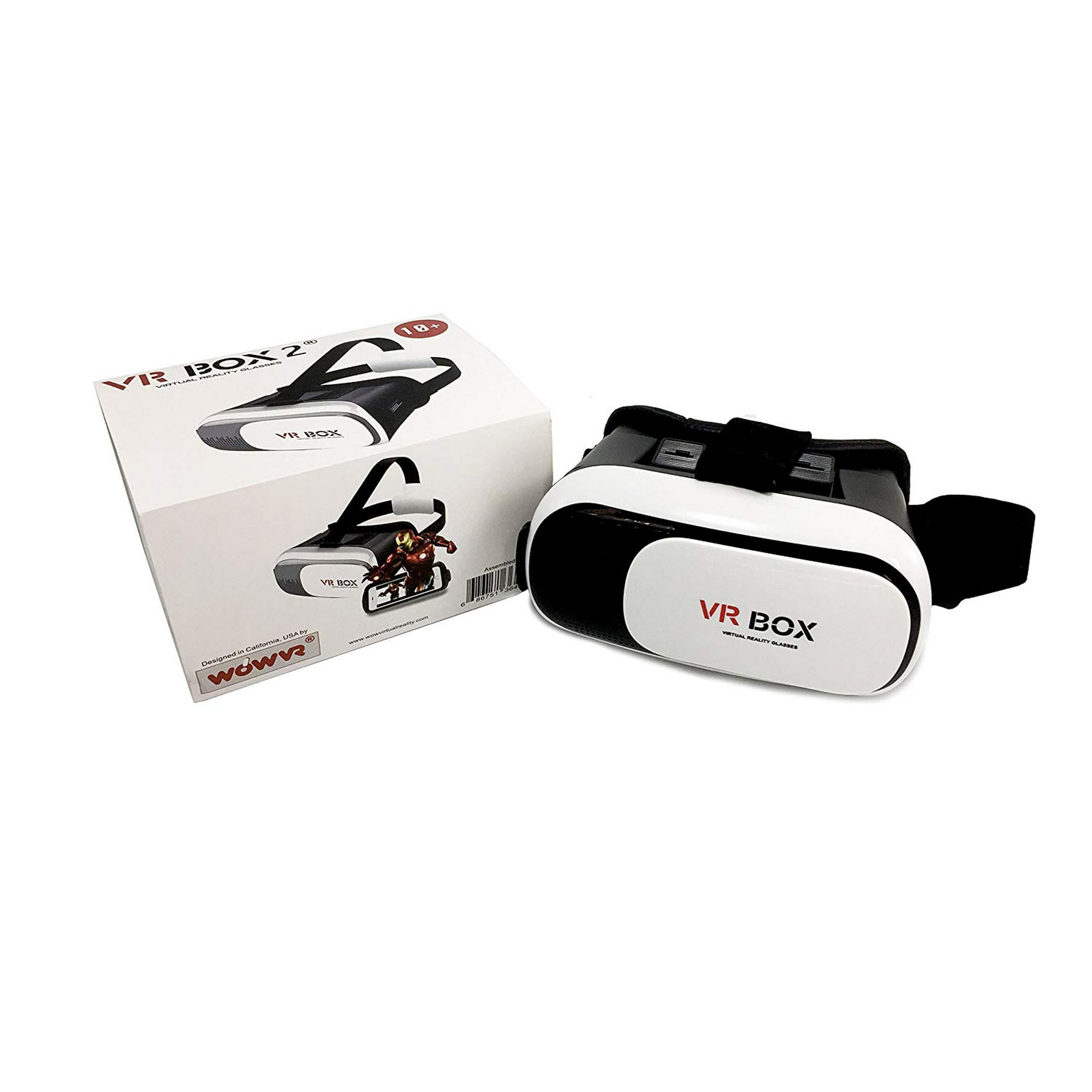Katastrofe overskæg Mundtlig New 3D Virtual Reality VR Box 2.0 Glasses Smart Phone Universal VR Headset  Goggle Video - Walmart.com