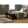 thumbnail image 3 of South Shore Fernley Bench with storage, in Rubbed Black, 3 of 12
