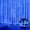 Blue, variant on Anpro LED Curtain Light, Color Changing Rainbow Curtain Lights, Window String Lights with USB Remote Control, for Valentine's Day, Bedroom, Weddings, Party, Christmas Decor, Birthday