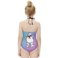 thumbnail image 4 of Ghostbusters Stay Puft Children's One-piece Swimwear Halterneck Swimsuit Summer Beach Girl's Bathing Suits Breathable Beachwear, 4 of 7