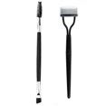thumbnail image 1 of Eyelash Comb ,Eyelashes Separator Curler+ Duo Eyebrow Brush and Spoolie Brush, False Eyelashes Applicator Tool 2PCS, 1 of 5