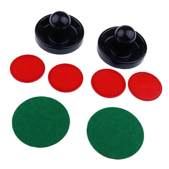 Porteros Ligeros de Repuesto de Hockey de Aire Y Empujadores Deslizantes para Mesas de Juego, Equipos, Accesorios (paquete de 2 + 4 Discos) - L L Macarena Air Hockey Pusher