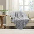 thumbnail image 2 of Gracie Mills Wilfred Long Faux faux Throw Blanket GRACE-3669 Luxurious Micro Fabric, 2 of 3