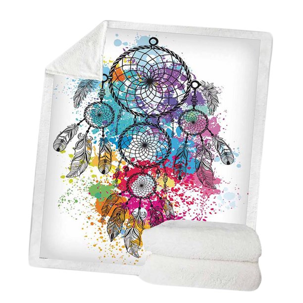 Manta Cómoda Transpirable Ligera Suave para El Sofá Del Sofá Del Dormitorio Niños Decoración colgante Macarena Manta de lana