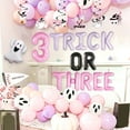 thumbnail image 6 of Halloween Birthday Party Decoration Set - Trick or Three Cute Party Supplies, 6 of 7