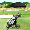 thumbnail image 4 of Goplus Folding 3 Wheels Golf Push Cart W/Seat Scoreboard Adjustable Handle Grey, 4 of 11