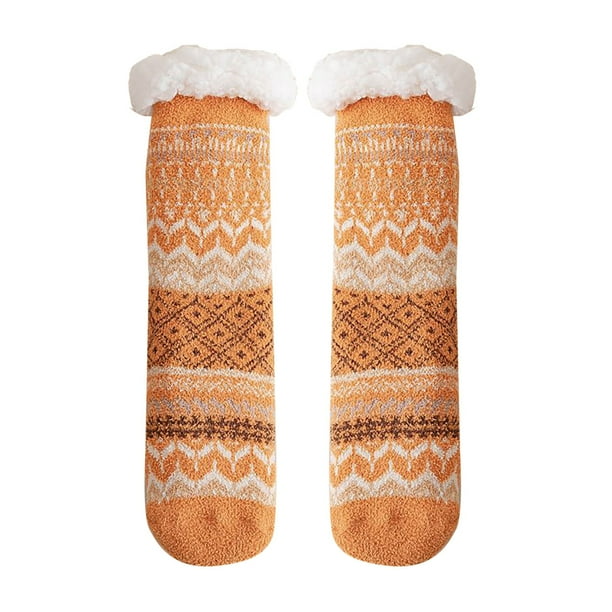Calcetines de mujer para el hogar y aislamiento grueso, calcetines para dormir en la nieve, pantuflas, calcetines para alfombras, calcetines para mujer.