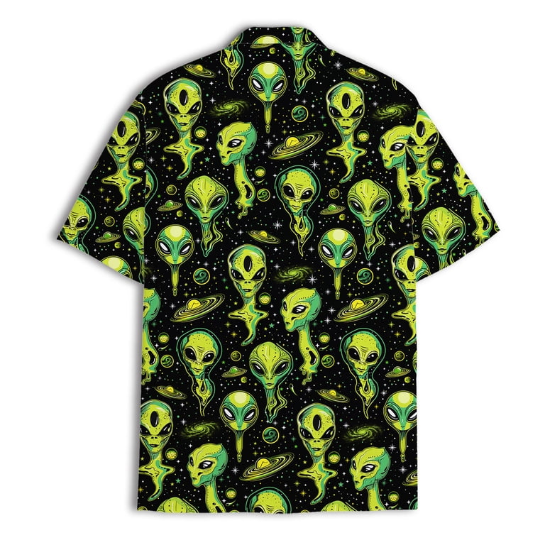 alien dress shirt Amazon.com: HIHI GLOBAL Neon Alien Hawaiian Shirt for Men Women, Alien Shirt  Button Down Short Sleeve Mens Hawaiian Shirts : Clothing, Shoes & Jewelry